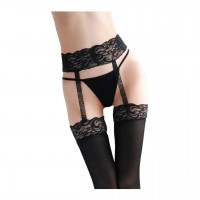 Ls-446 NIPPORIGIFT STYLISH AVENUE ラッセルレースサスペンダーストッキング NO-166