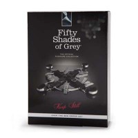 Ls- 144 Fifty Shades of Grey Keep Still Over the Bed Cross Restraint Silver
